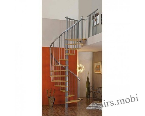 Винтовая лестница MINKA Spiral Effect 160, серебро